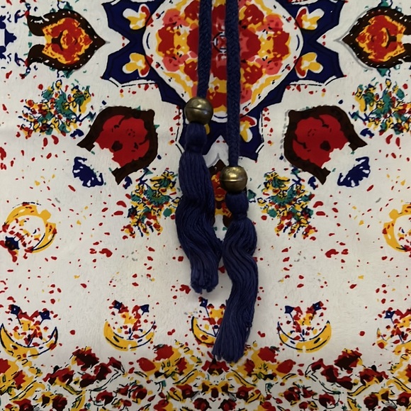 SOLD!!Anthropologie Kyla Seo Long Sleeve Drawstring Blouse - Picture 2 of 10